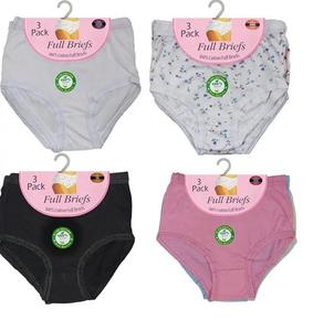 FindFashion Women's Ladies Mama Underwear Brief Shorts Super Strechy Pack Of 3