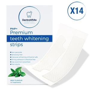 DentraWhite Teeth Whitening Strips - 28 Strips (14 Treatments) Oral Stain Removal, for a fresh, Clean Finish