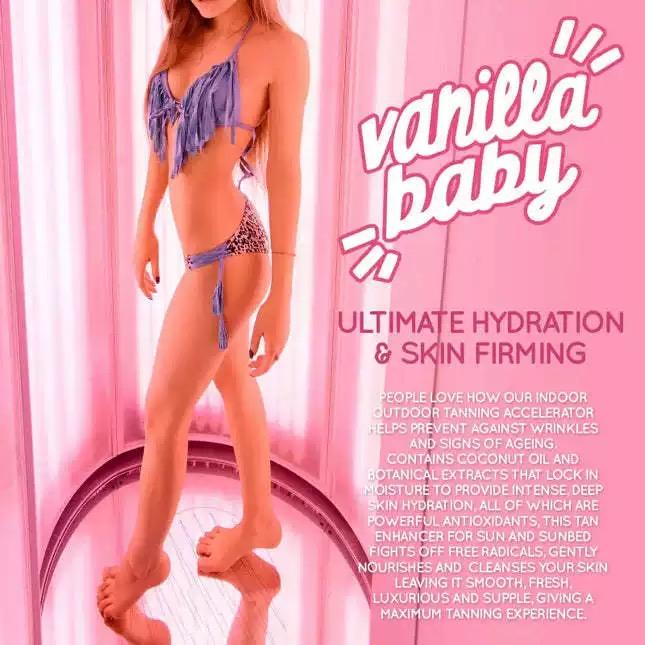 RAPID TAN VANILLA BABY ADVANCED TANNING ACCELERATOR body butter Coconut Aloe Aloe Vera Blend Carrot Cream Golden Hyaluronic self tanner products Gel No illuminator Hydrating Lotion Oil Olive Shea Sunscreen Comfort Moisturizer Moisture 3