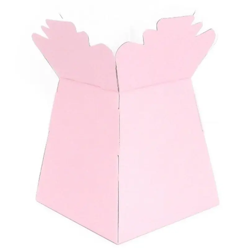 APAC Pink Living Vase Flower Box Flower Bouquet Transporter, Sweet Tree Box 0
