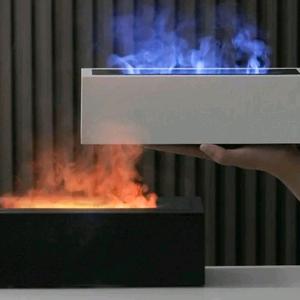 Flame Mist Humidifier + Fragrance Diffuser. The Beachwaves23  Exclusive - Pinnacle of Luxury. 200ml. Ultrsonic Led. Add Your Essential Oil. Auto Shut Off.  Serene Beauty and Boosted Air Quality. UK Brand