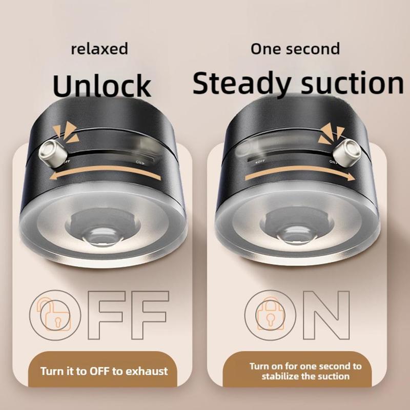 360° Magnetic Car Phone Holder Vacuum Suction Dashboard Mount with Dual Magnetic Base for Drivers, 360 Rotation & Anti Slip Design 5