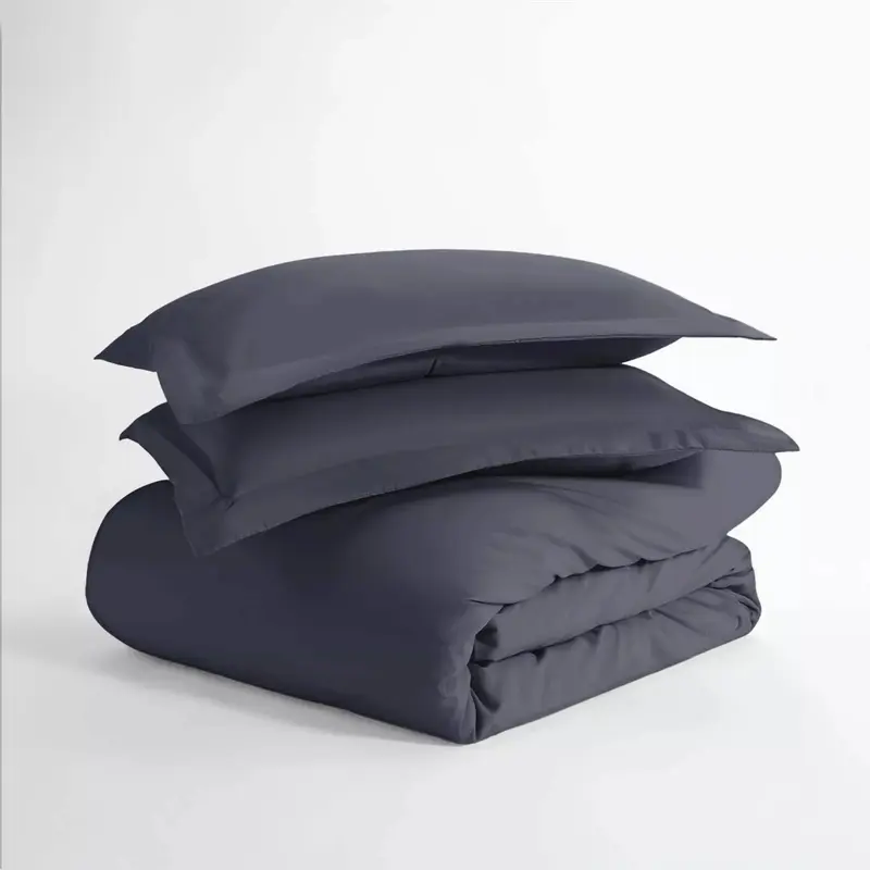 3-Piece Plain Dyed Microfiber Duvet Cover Set – Ultra-Soft, Hypoallergenic Bedding with Matching Pillowcases, Easy-Care, Wrinkle-Resistant, Machine Washable, Available in 8 Colors & 4 Sizes 2