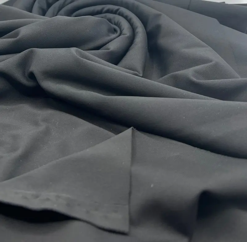 Black Active Sculpting Sportswear Fabric 4