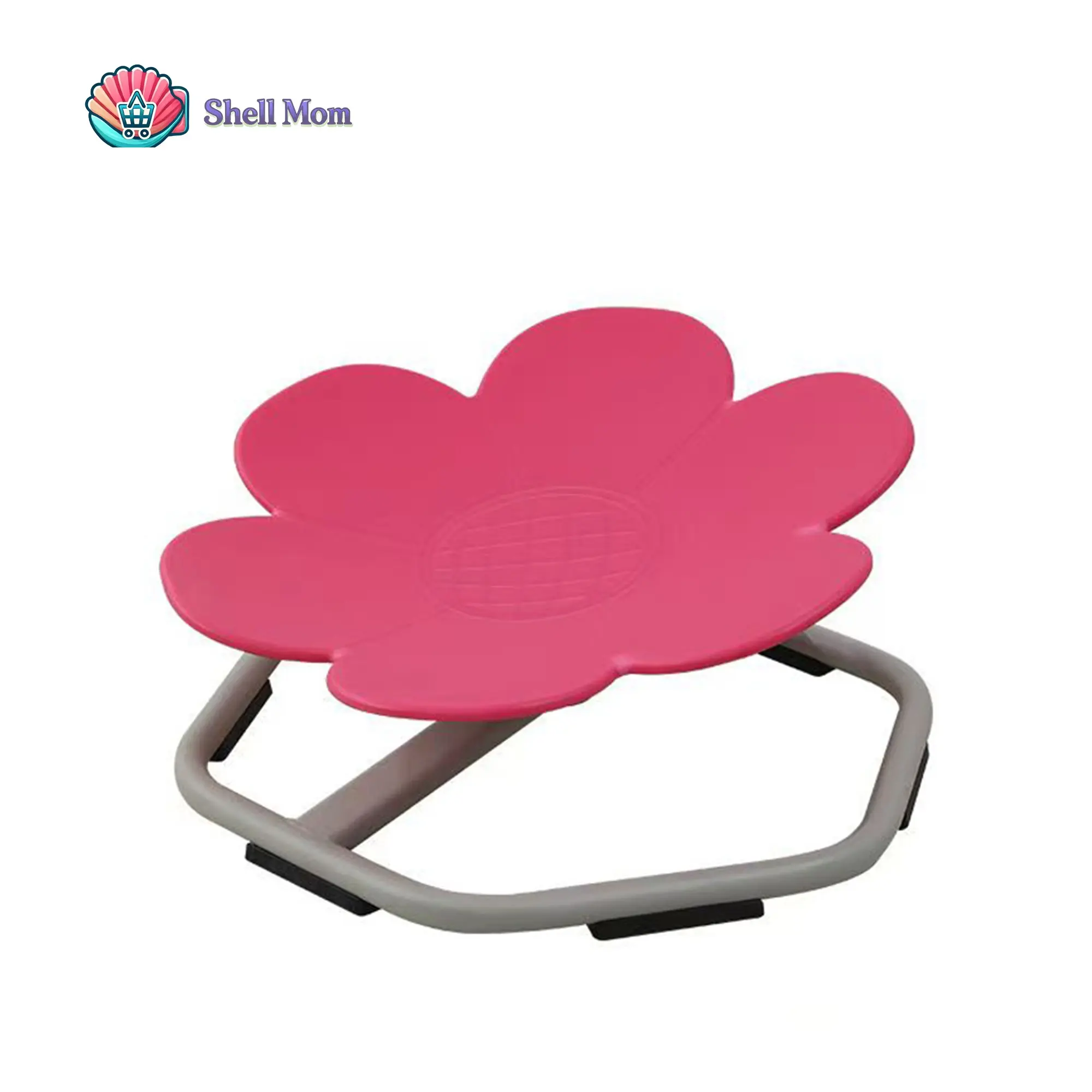 Children's Sensory Flower Swivel Chair (available in a variety of colours), 360° sensory seated swivel chair for AADHD children, adjusts toddler's body balance, non-slip metal base，kids spinning chair autism toys