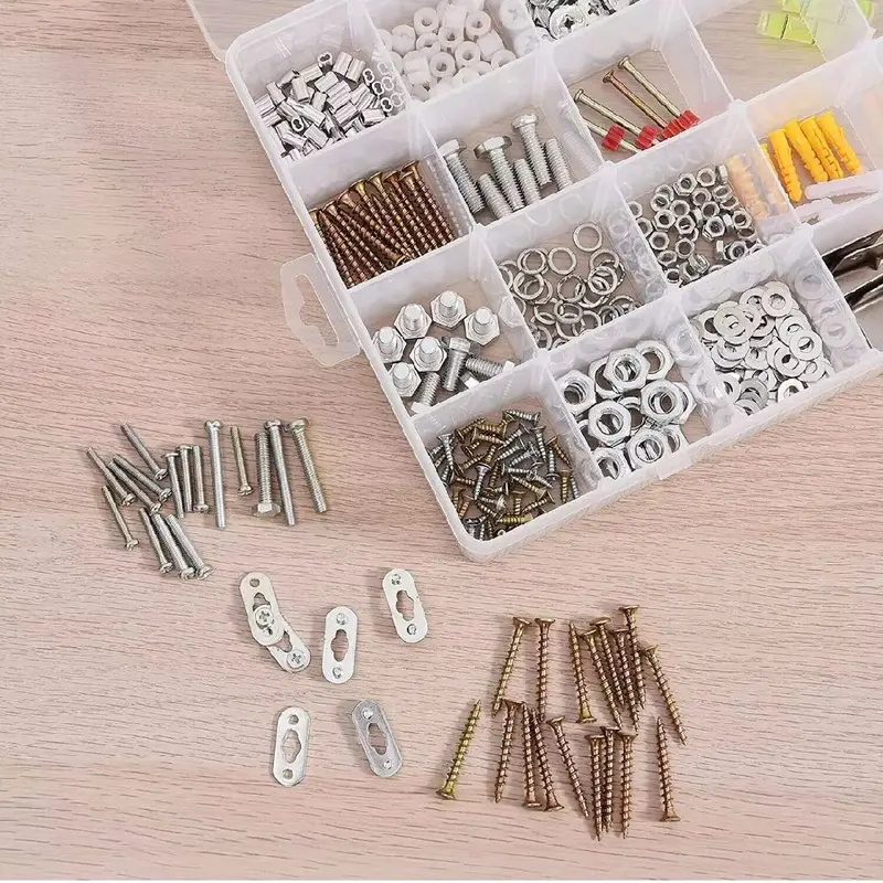 24 Compartment Small Organiser Storage Plastic Box Craft Nail Art Fuse Beads - Z139 1