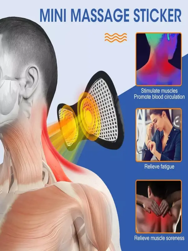 Mini Massager Machine with 8 Modes and 19 Levels for Pain Relief and Comfort 5
