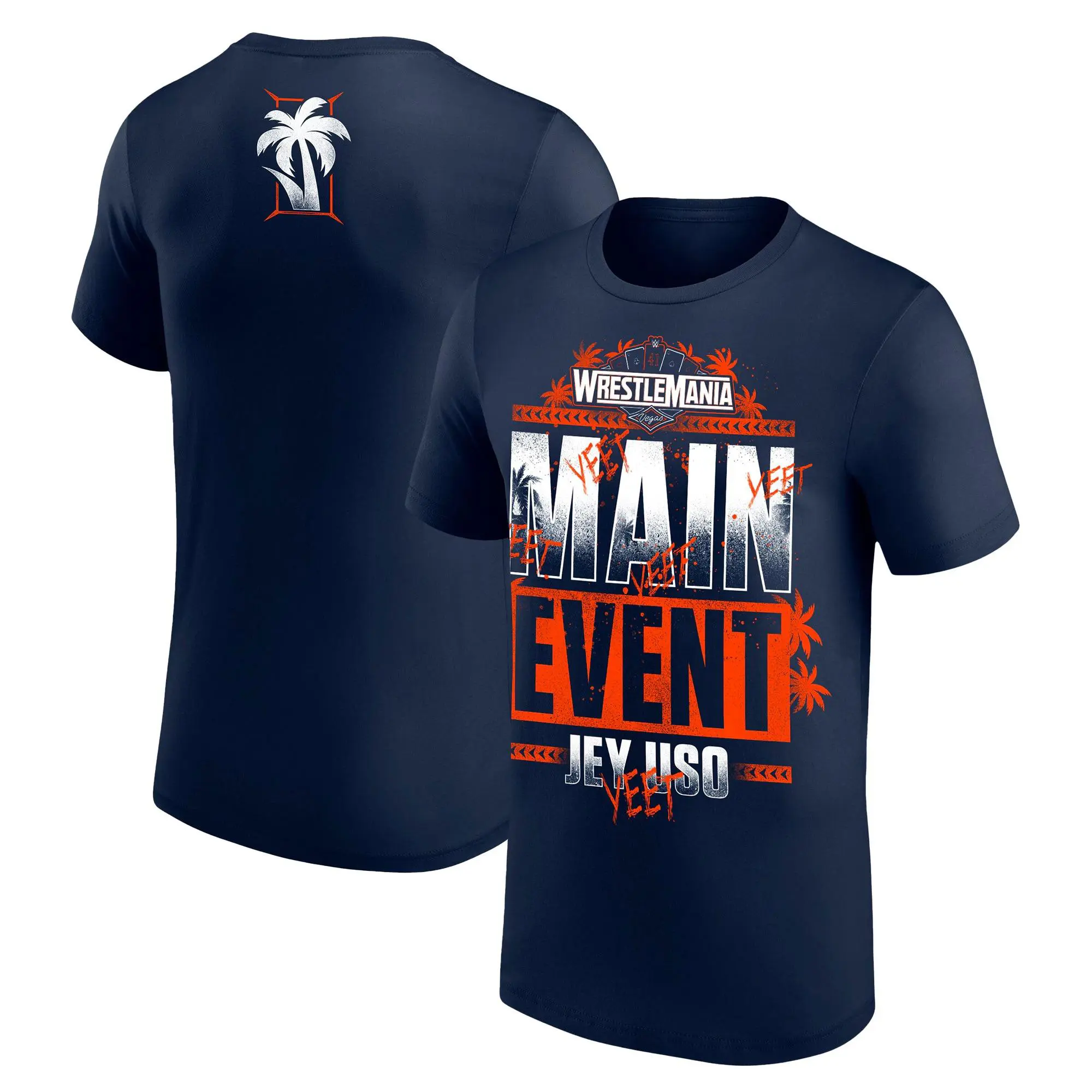 JEY USO ROYAL RUMBLE 2025 WINNER WWE T-SHIRT 2025 YEET XS-5XL NEW WRESTLING, WRESTLEMANIA 41 GRAPHIC TEE STREETWEAR