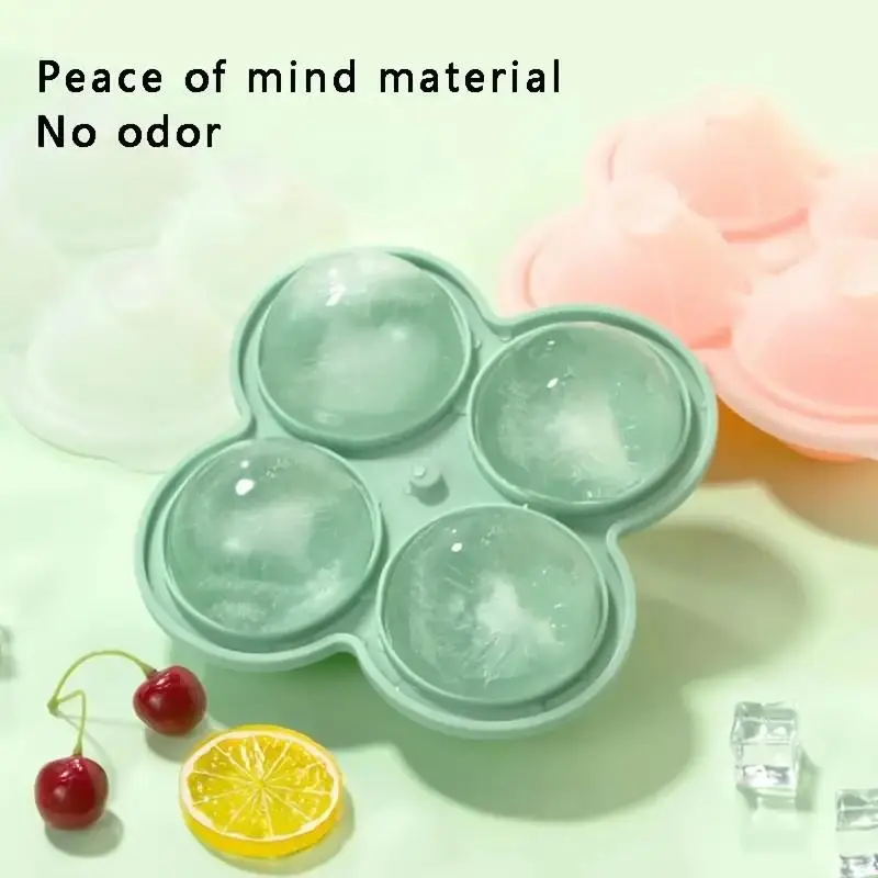 1pc Large Silicone Ice Cube Trays - Easy-Release, No Leakage, Perfect for Whiskey, Cocktails, Juice, and Parties 4