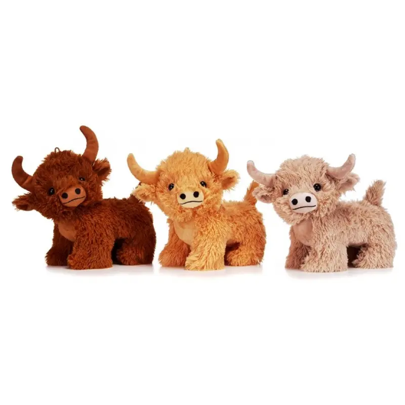 Highlander Highland Cow Small Plush Assortment (3 styles to choose from) 1