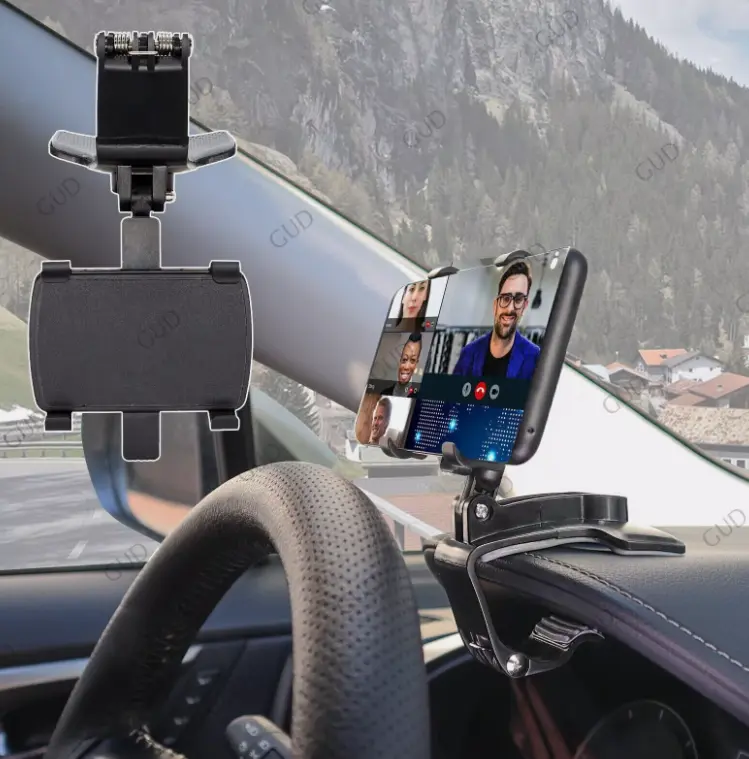 360° Clip On Dashboard Mount Mobile In Car Cradle Phone Windscreen OR Air Vent 4