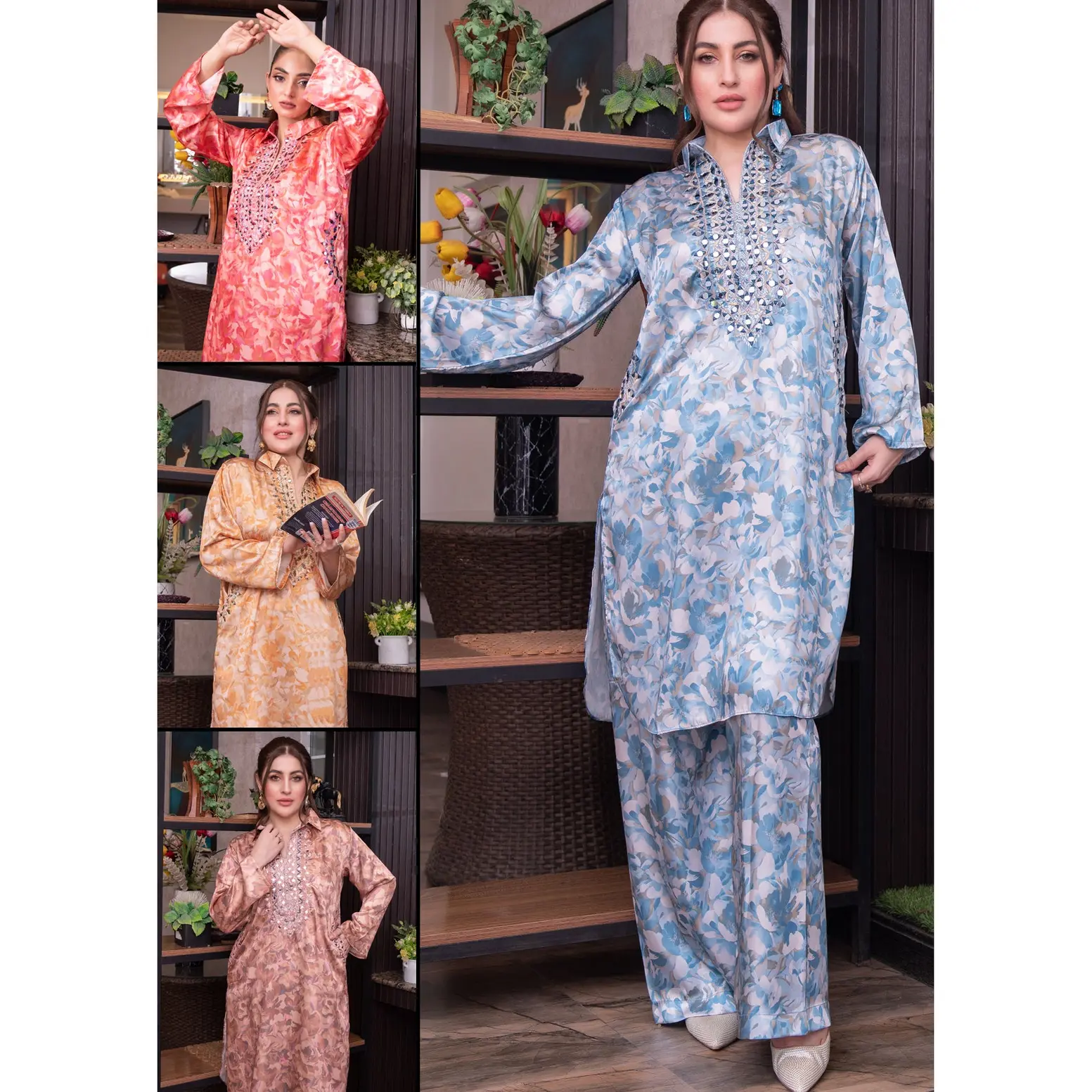 SMR3104 - Readymade Silk 2 Piece Suit