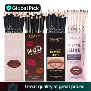 Long Lasting Lip Liner Set, 48pcs Waterproof Lip Liner Pencil, Matte Lip Liner, Lipstick Liner, Suitable for Women's Makeup Set, Makeup