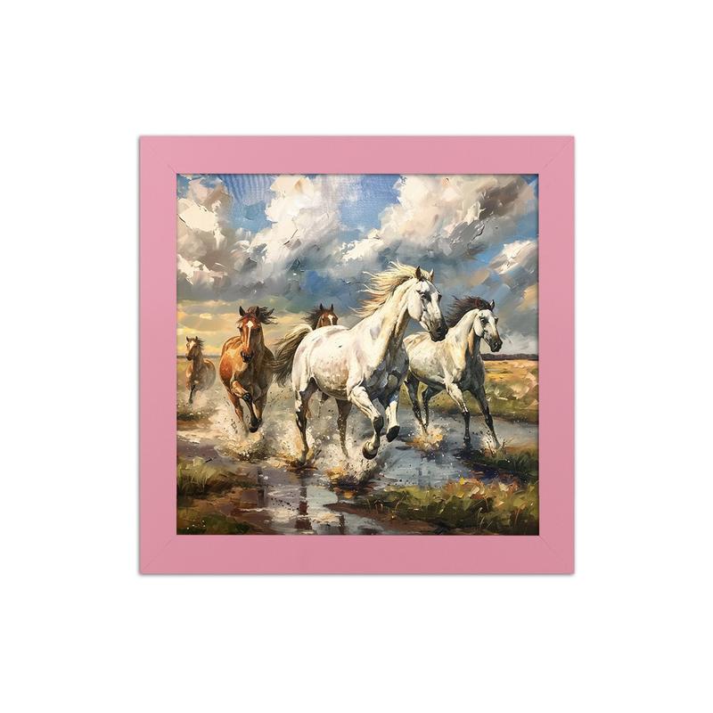 6 x 6 Inch Photo Frame, Pastel Pink Picture Frame, Home Decor wedding pictures Frame, 6x6'' Photo Frame, Blank Photo Frame with Perspex Sheet 1