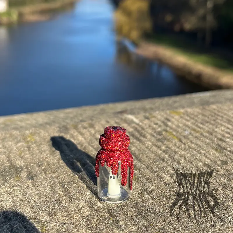 The Adopt-a-Ghost Jar - mini ghost companion 8
