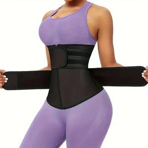 Sweat Waist Trainer, Tummy Control Waist Cincher, High Stretch Girdle, Waist Trainer for Women, Exercise Machine Attachments, Gym Accessories