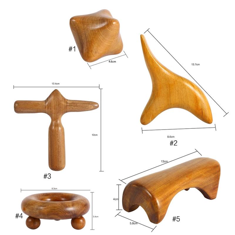 Product Introduction of 5Styles Vietnam Fragrant Wood Body Foot Reflexology Acupuncture Thai Massager Roller TherapyMassager 6