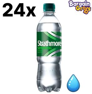 24 x 500ml Strathmore Sparkling Water – Pure, Refreshing & Effervescent Hydration Beverage Natural