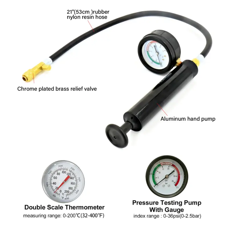 Universal Heavy Duty Cooling System Vacuum Pump Tool Kit for Car Motorcycle UK bobble  remover 4