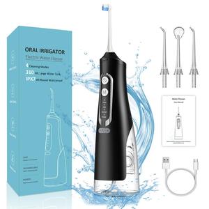 Usb Rechargeable Dental Sprayer Gift, 1 Set Cordless Portable Dental Irrigator with 4 Counts Jet Tips, Dental Care Tool for Home & Travel Use, Oral Flosser, Electric Tooth Cleaner, Water Floss, Box