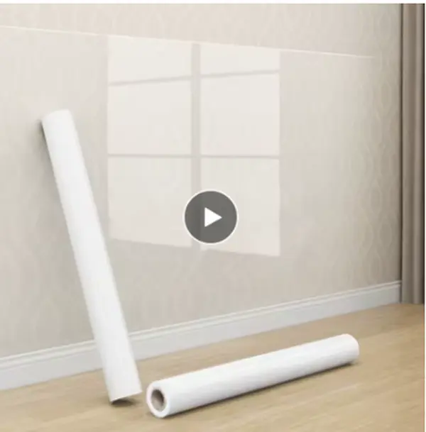 Wall Protective Film Scratch-resistant Anti-dirty Does Not Hurt The Wall Home Transparent Electrostatic Wall Protection Sticker Decor Decorative