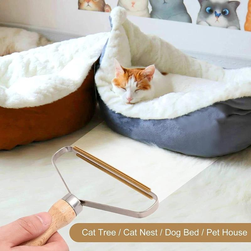 Portable Lint Remover Pet Fur Clothes Fuzz Shaver Jumper Trimmer Roller Reusable 4
