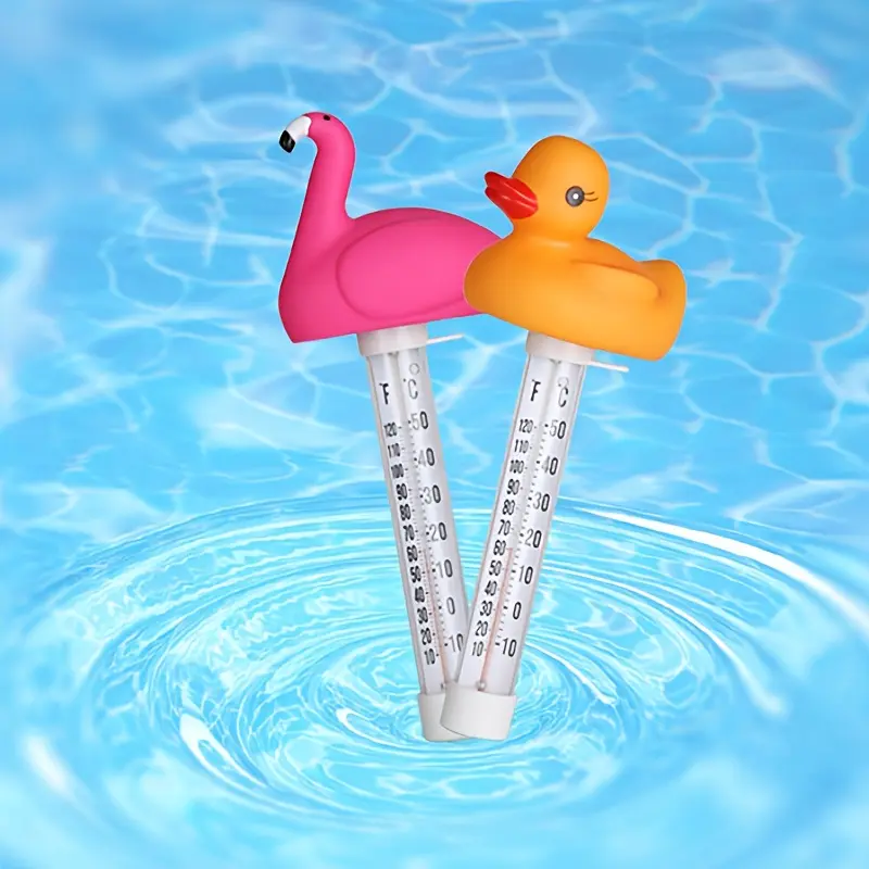 Adorable Duck & Flamingo Floating Thermometer for Hot Tubs, Spas, Bathtubs & Fish Ponds - Battery-Free, Easy-to-Read, Perfect for Reptiles & Amphibians 5