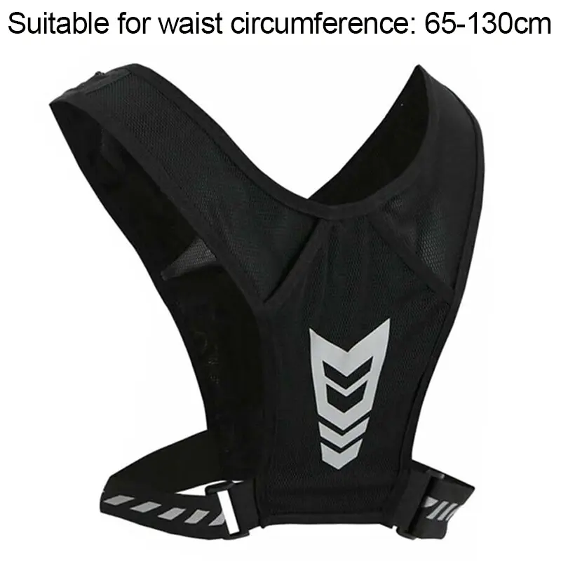 Cycling Running Hydration Pack - Comfortable Chest Water Bottle Holder & Phone Pouch - Breathable Sports Backpack for Men Women - UK 8