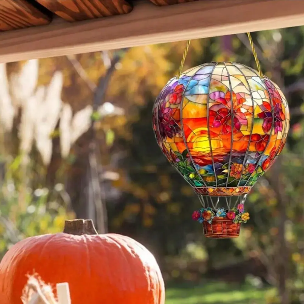 1/2X Hot Air Balloon Model, Hot Air Balloon Solar Garden