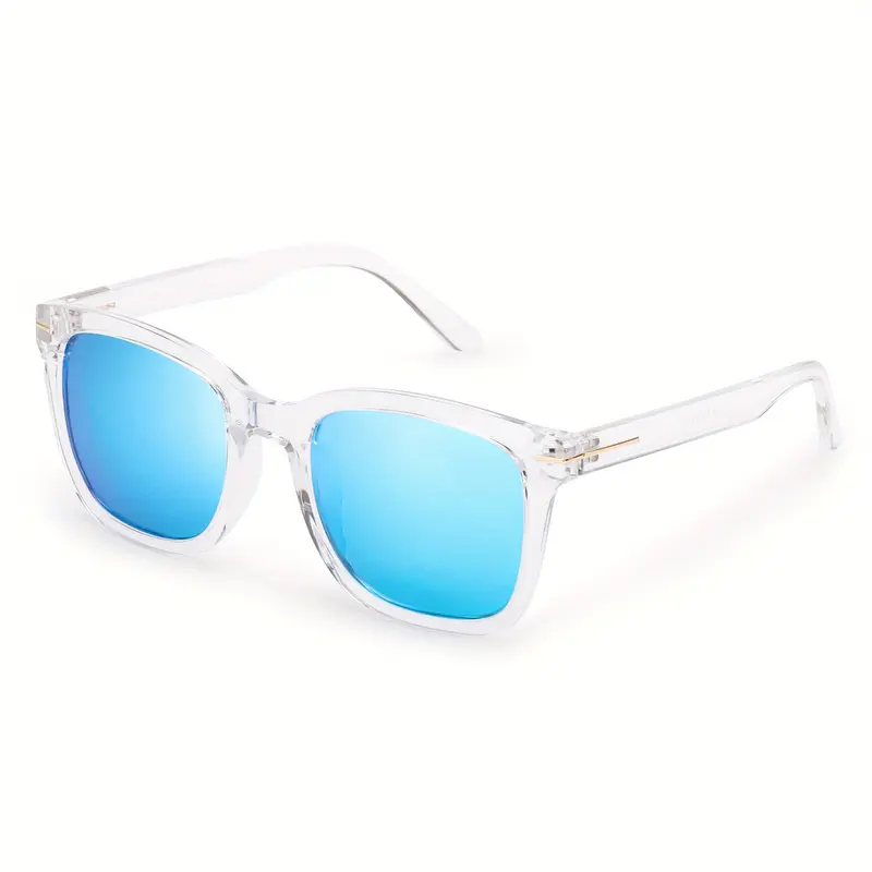 Enafad Classic Polarized Glasses for Women – Trendy Oversized Square Mirrored Fashion Shades with UV400 Protection 8