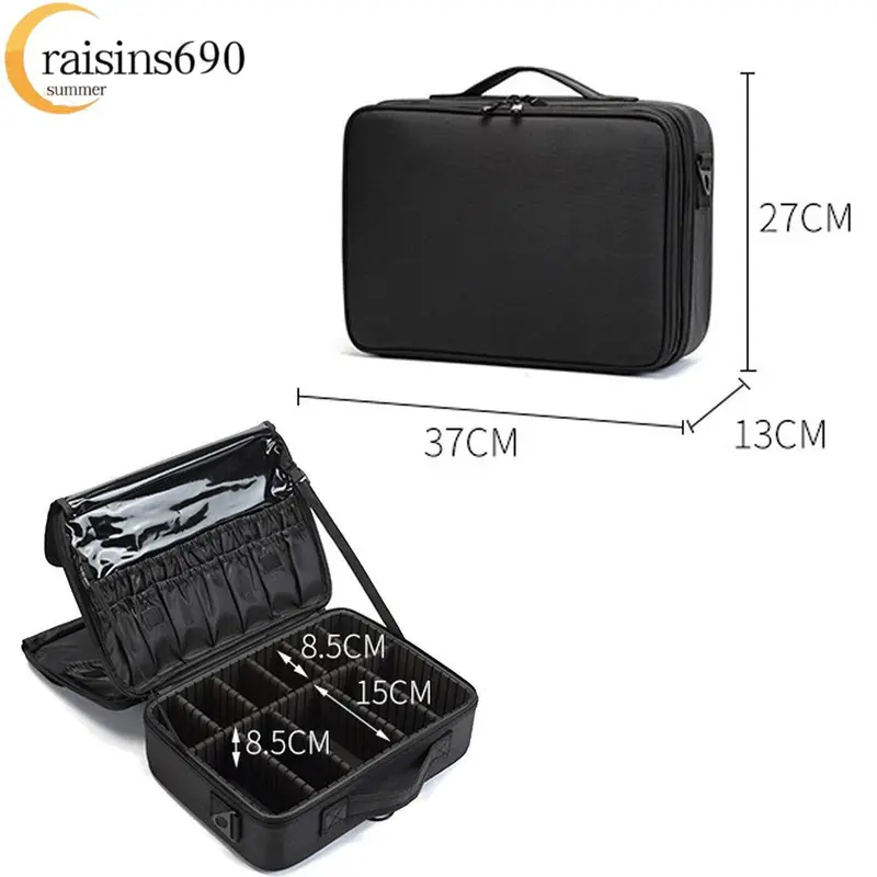 Extra Large Make Up Vanity Case Storage Box Organizer Cosmetic Travel Beauty Bag makeup 1