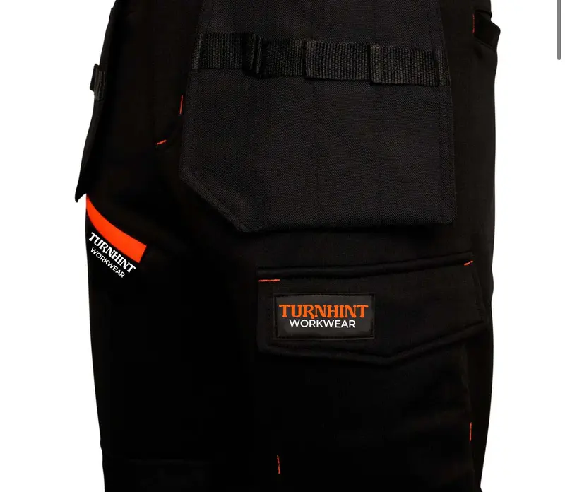 Men’s Pro Work Trousers, Heavy Duty Safety Combat Cargo Pants Multi Pockets & Knee Pad Pockets, Durable Workwear Bottom 2