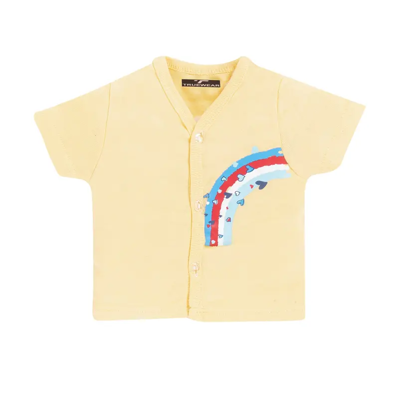 Infants Unisex Rainbow T-Shirt and Shorts Set - 100% Cotton Baby Outfit 1