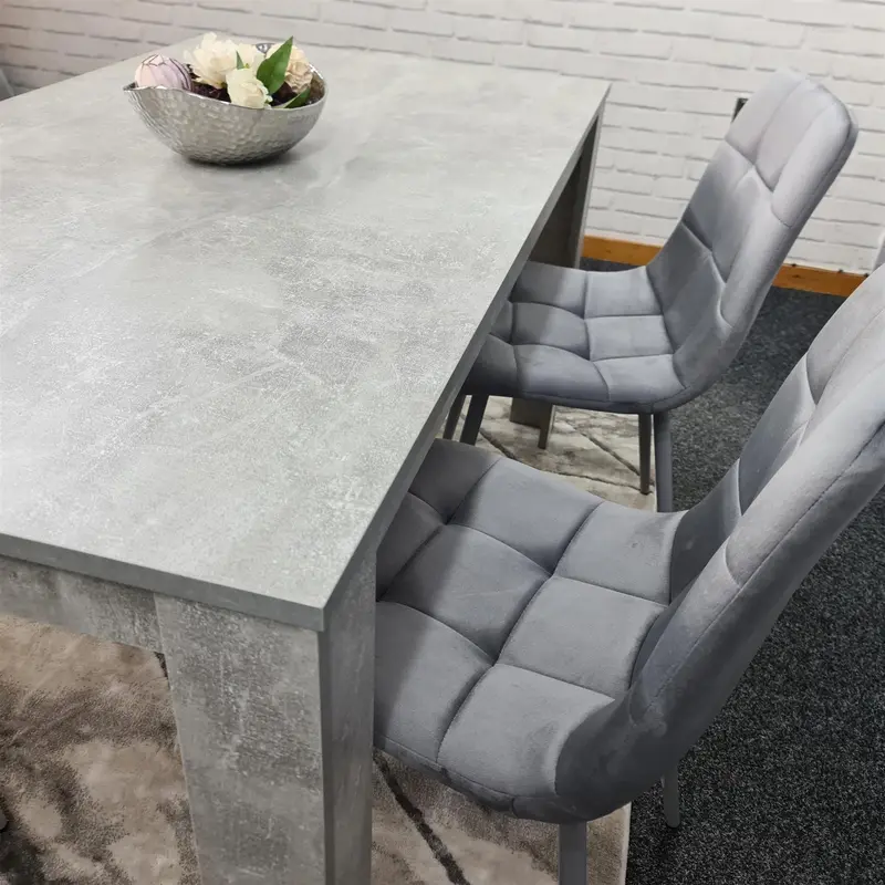 Dining Table Set with 4 Chairs Dining Room and Kitchen table set of 4 6