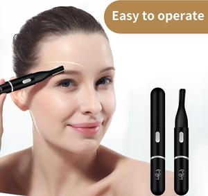 【New&Gentle & Safe】Rechargeable Electric Eyebrow Trimmer with Rotating Head and Portable Design - Ideal for Hair Removal and Eyebrow Grooming