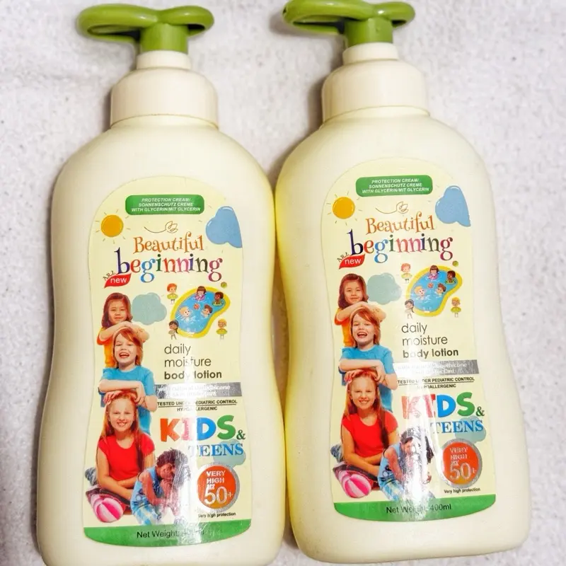 Beautiful Beginning Kids & Teen Brightening Lotion 400ml - SPF 50 1