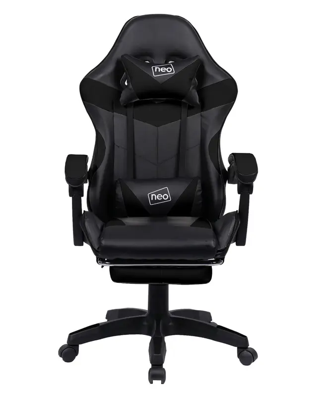 Neo Leather Gaming Chair with Massage Function and Footrest for Improved Comfort and Posture 3