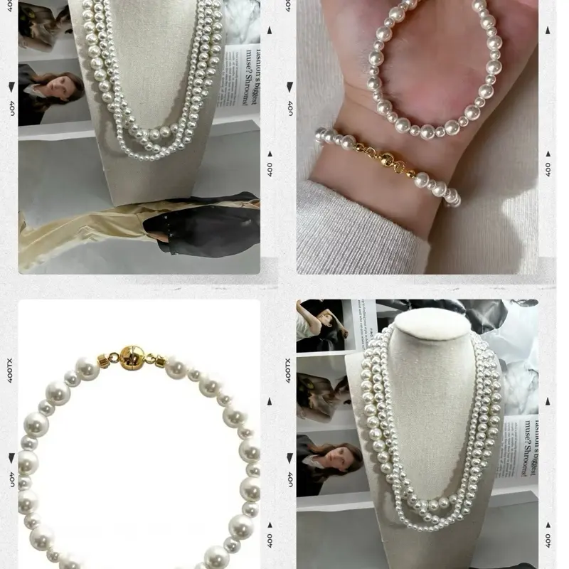 Magnetic Pearls various necklaces and bracelets