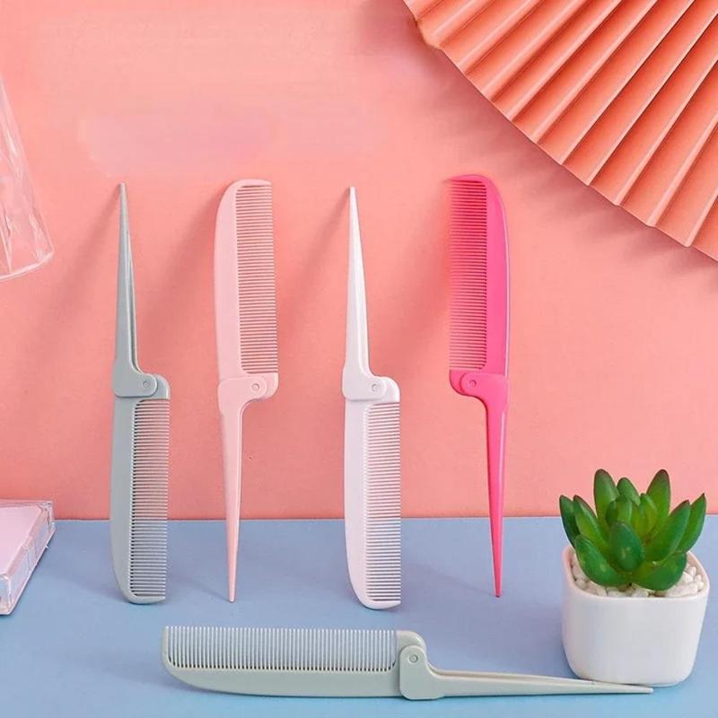 Foldable Massage Hair Comb Anti Static Hairdressing Personality Hairpin Portable Travel Hair Comb Brush Women Styling Accessorie 1