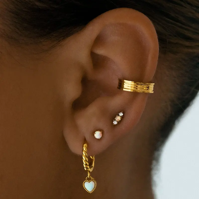 Tilly Opal Hoop Earrings 4