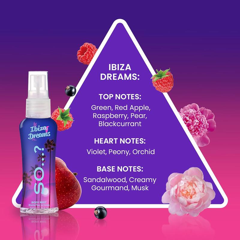 Product Introduction of Escapes Womens Gift Set, with Ibiza Dream, Bali Breeze, Mykonos Nights & Majorca Love, Fragrance Spray Set (4 x 50ml) 2