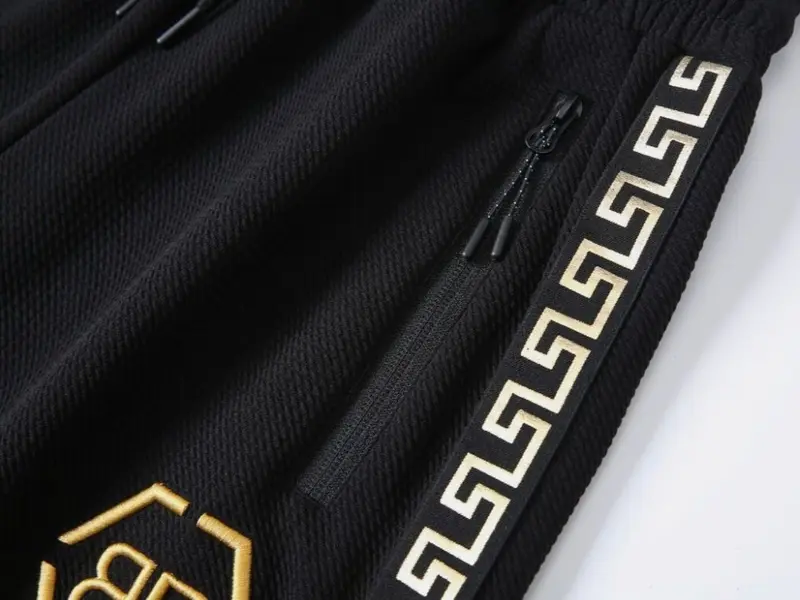 New Mens T Shirt + Shorts Set BB Textured Waffle Material Tracksuit Summer 7