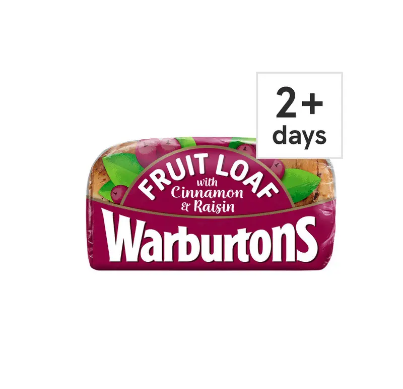 Warburtons Fruit Loaf With Cinnamon & Raisin 400G 0