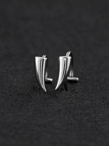 Punk Style Fangs Design Lip Studs, Stainless Steel Lip Rings, Fashionable Body Jewelry for Men & Women, Trendy All-match & Exquisite Jewelry for Birthday Gift