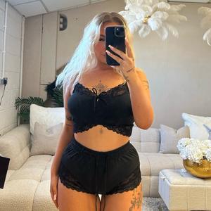 LILIOSA Lace Milk Silk Two-Piece Loungewear shorts set (Top and Shorts) with tie up bow detailing and lace edging pyjamas spring summer nightwear feminine comfortable girly demure Breathable Womenswear Soft Fabric Women Casual Cute Chic Elegance Elegant F