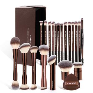 MAANGE Makeup Brush & Puff Set with Storage Box, 20pcs Makeup Brushes & 1 Count Puff & 1 Count Brush Storage Case, Professional Makeup Tools for Women, Makeup Brush Kit, Makeup #TOP PICKS