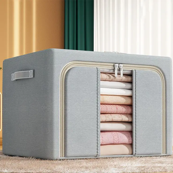[UK Seller]folding storage boxes,Collapsible Storage Bin,Portable Foldable Storage Box,Storage Box with Lid Foldable,Large Collapsible Storage Bins for Home