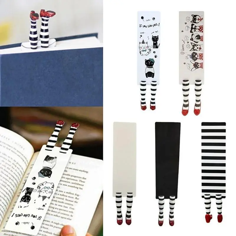 3D High Heel Shaped Bookmark, 1 Count Creative Cute Index Separator, Reading Stationery Supplies for Home School Office Library 1