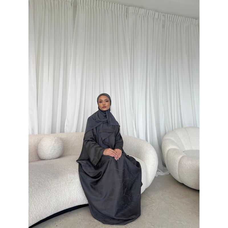 Inayaat Batwing Abaya (Inner Belt) 5