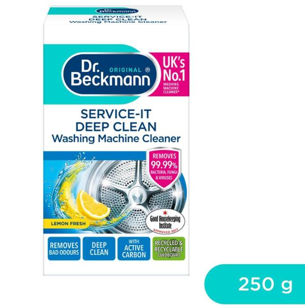 Dr. Beckmann Service-it Deep Clean Washing Machine Cleaner - Removes 99.99% of Bacteria, Fungi and Viruses - Eliminates Bad Odours - 250g - Household 3